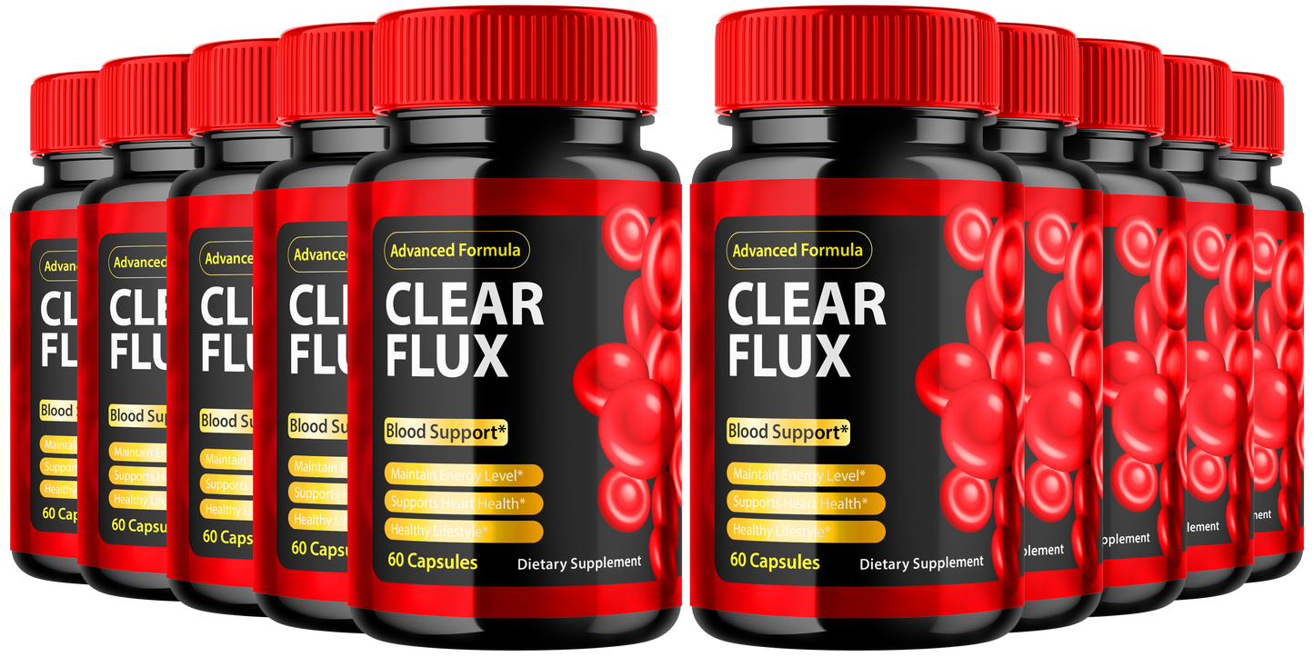 Clear Flux Detox Cleanse Supplement Capsules