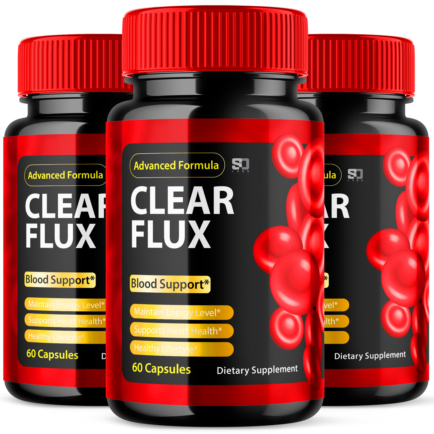 Clear Flux Detox Cleanse Supplement Capsules