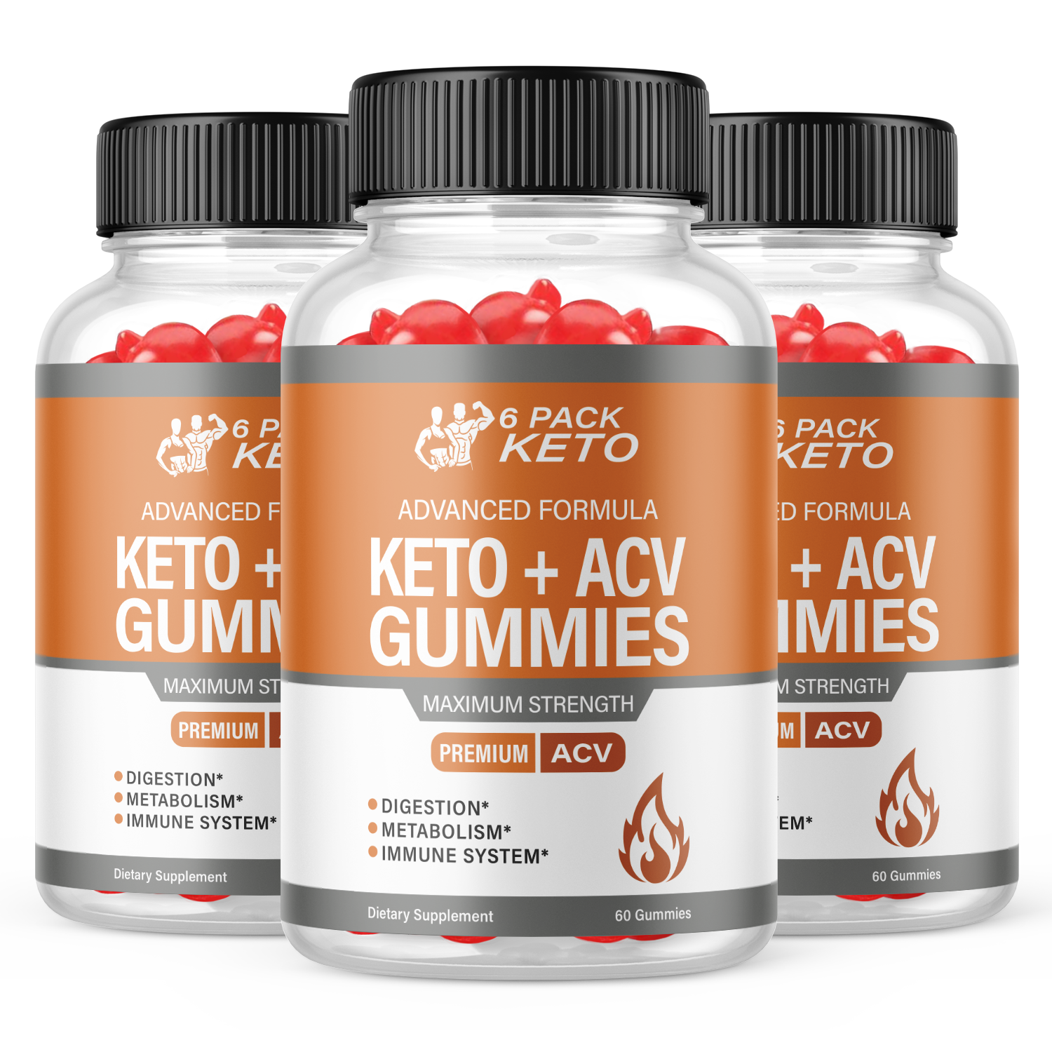 6 Pack ACV Keto Gummies