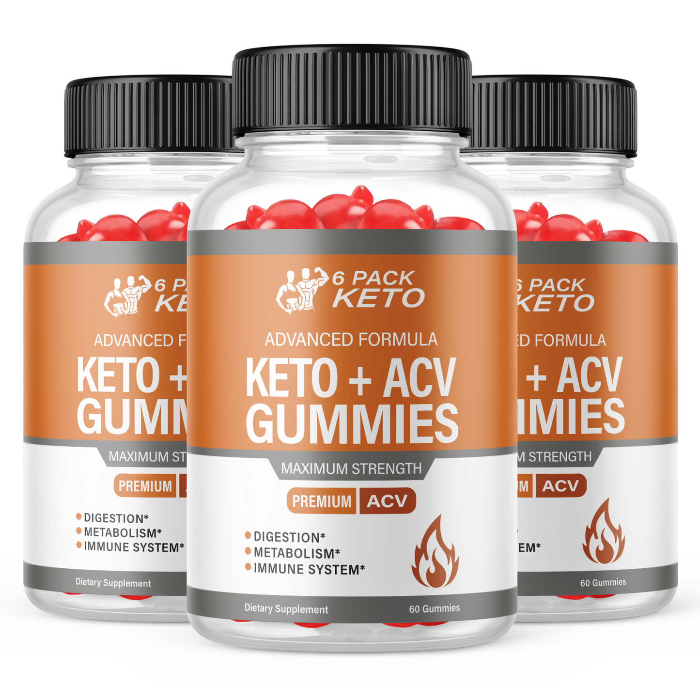 6 Pack ACV Keto Gummies