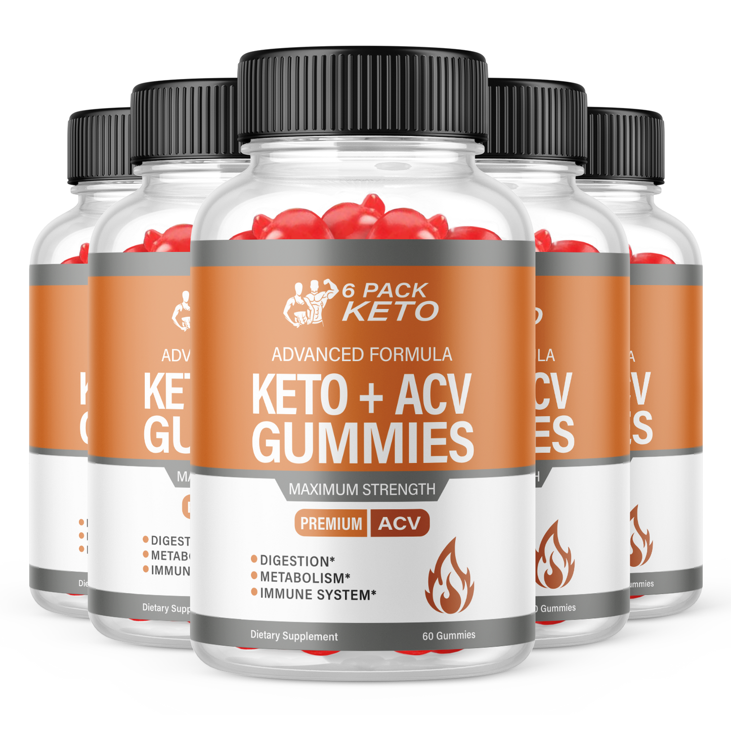 6 Pack ACV Keto Gummies