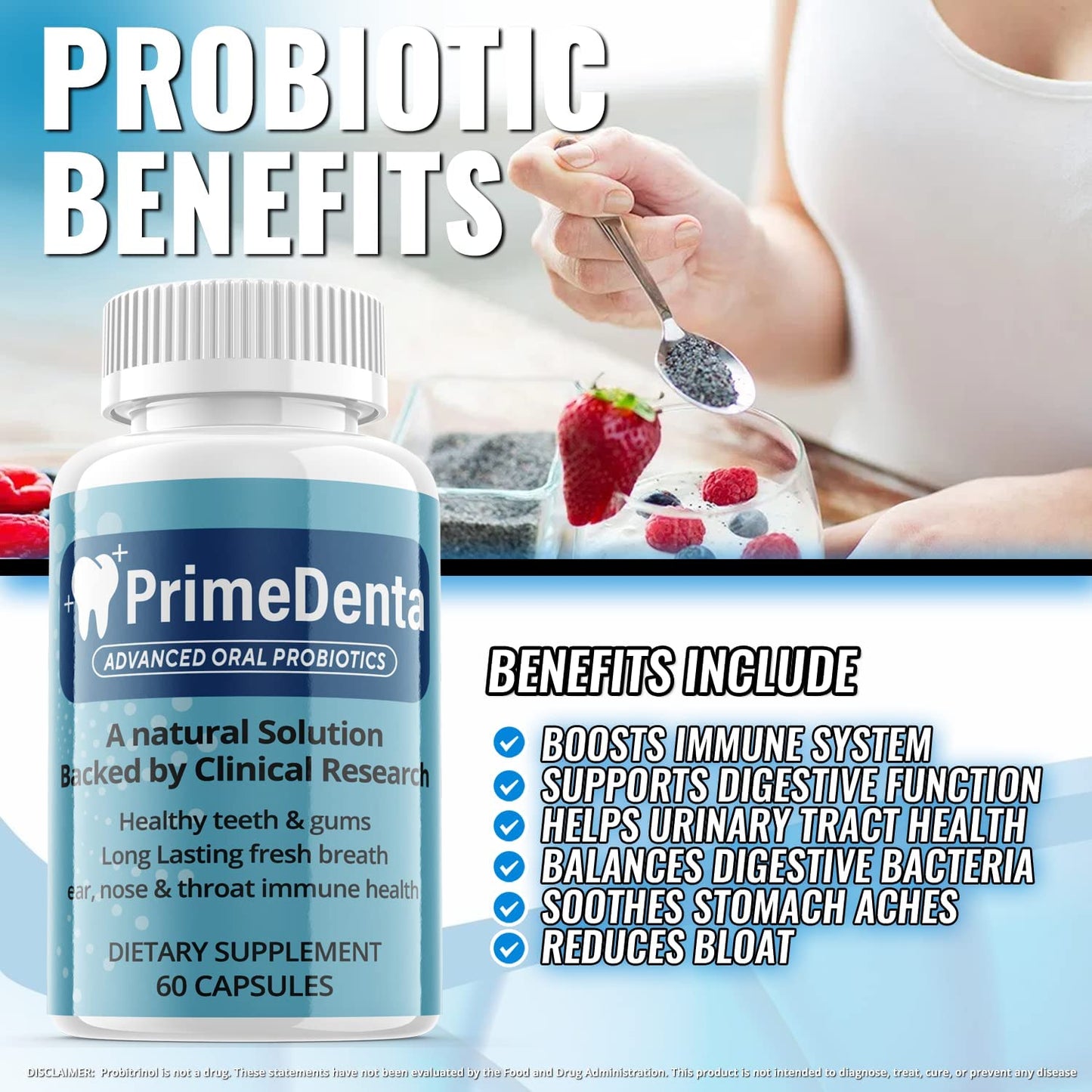 Prime Denta Oral Probiotic Pills