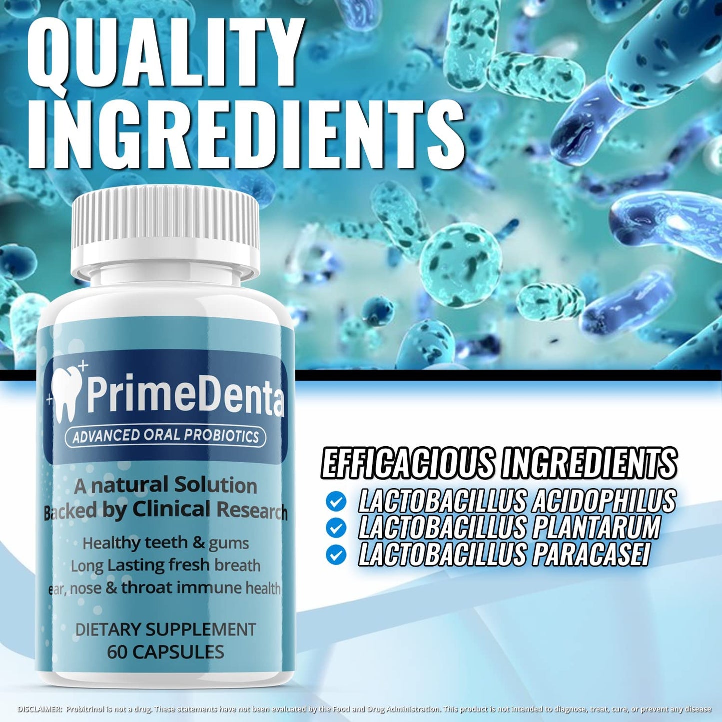 Prime Denta Oral Probiotic Pills