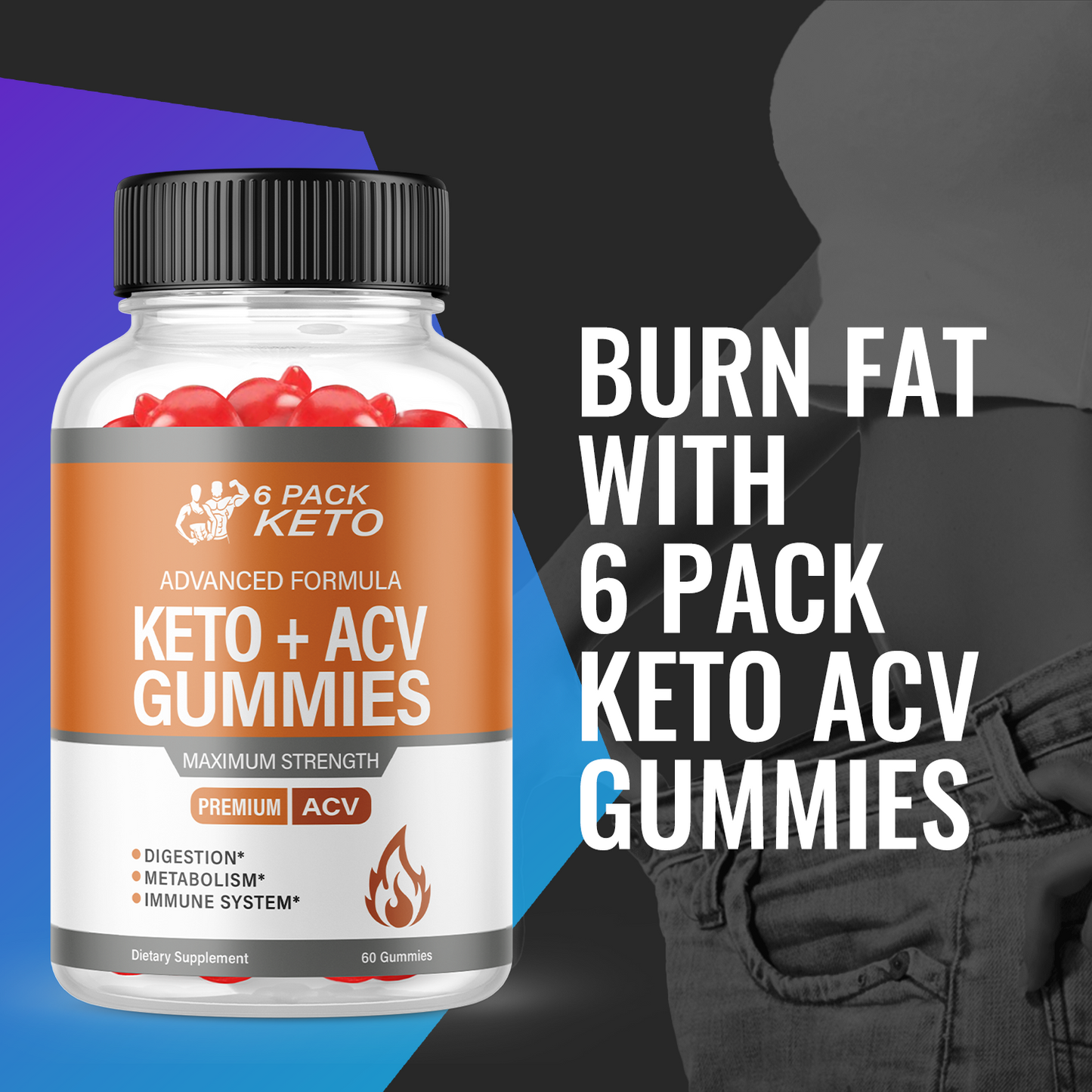 6 Pack ACV Keto Gummies