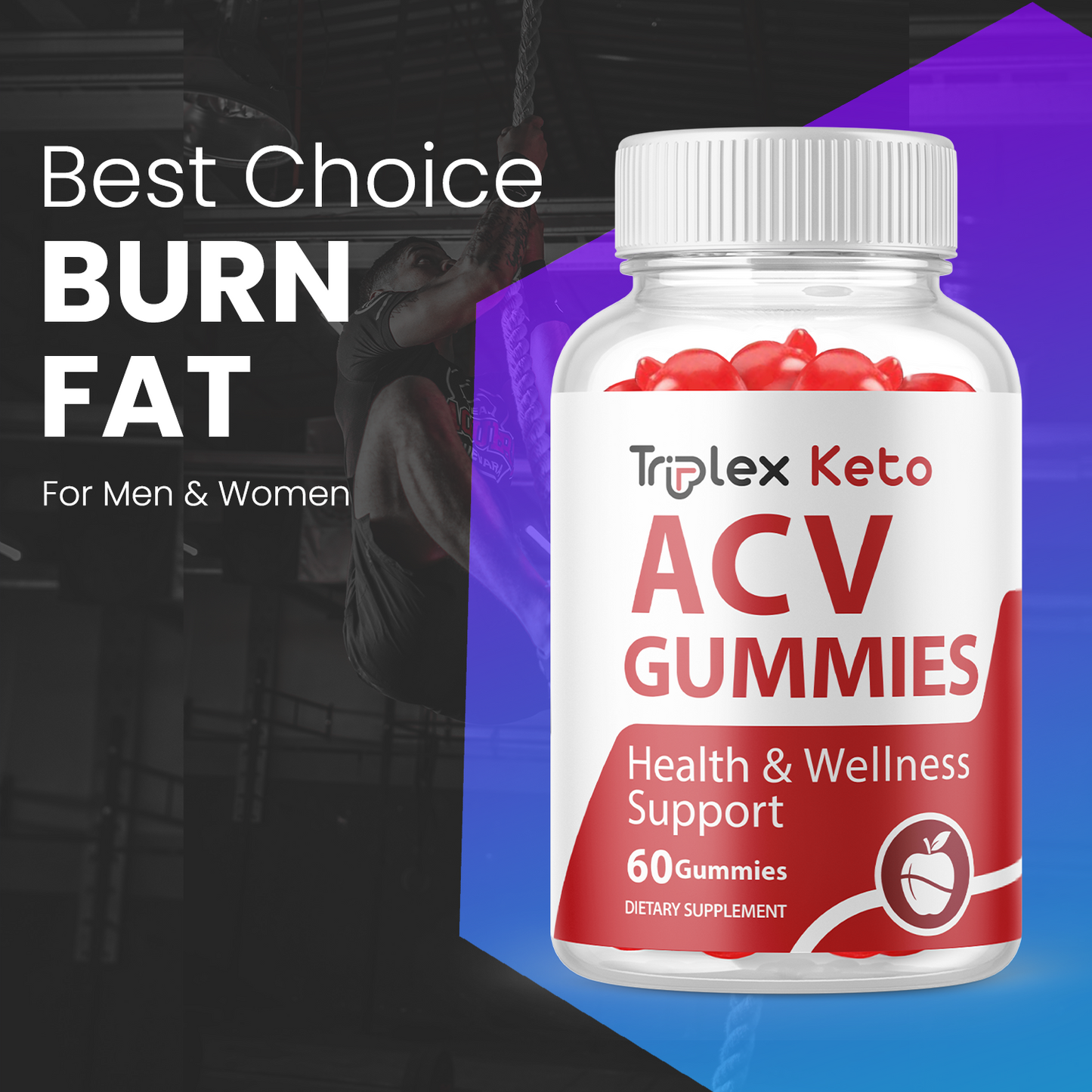 Triplex ACV Keto Gummies