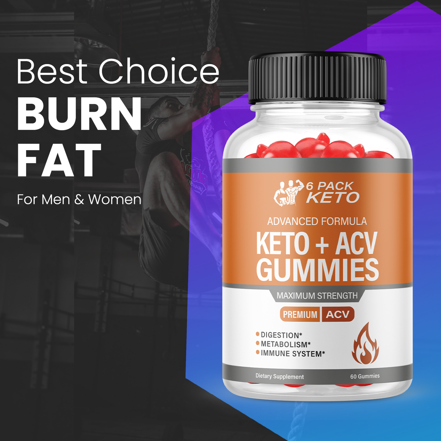 6 Pack ACV Keto Gummies