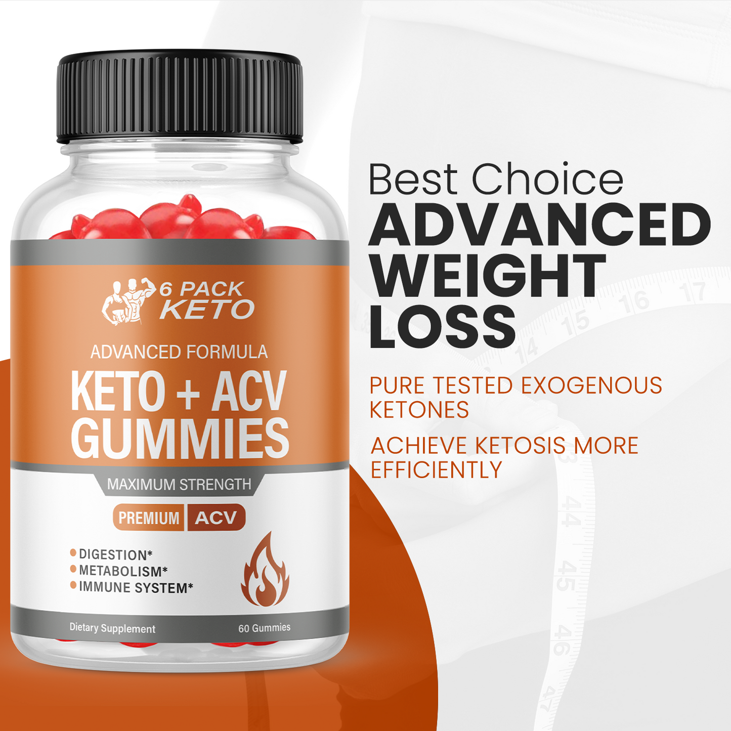 6 Pack ACV Keto Gummies