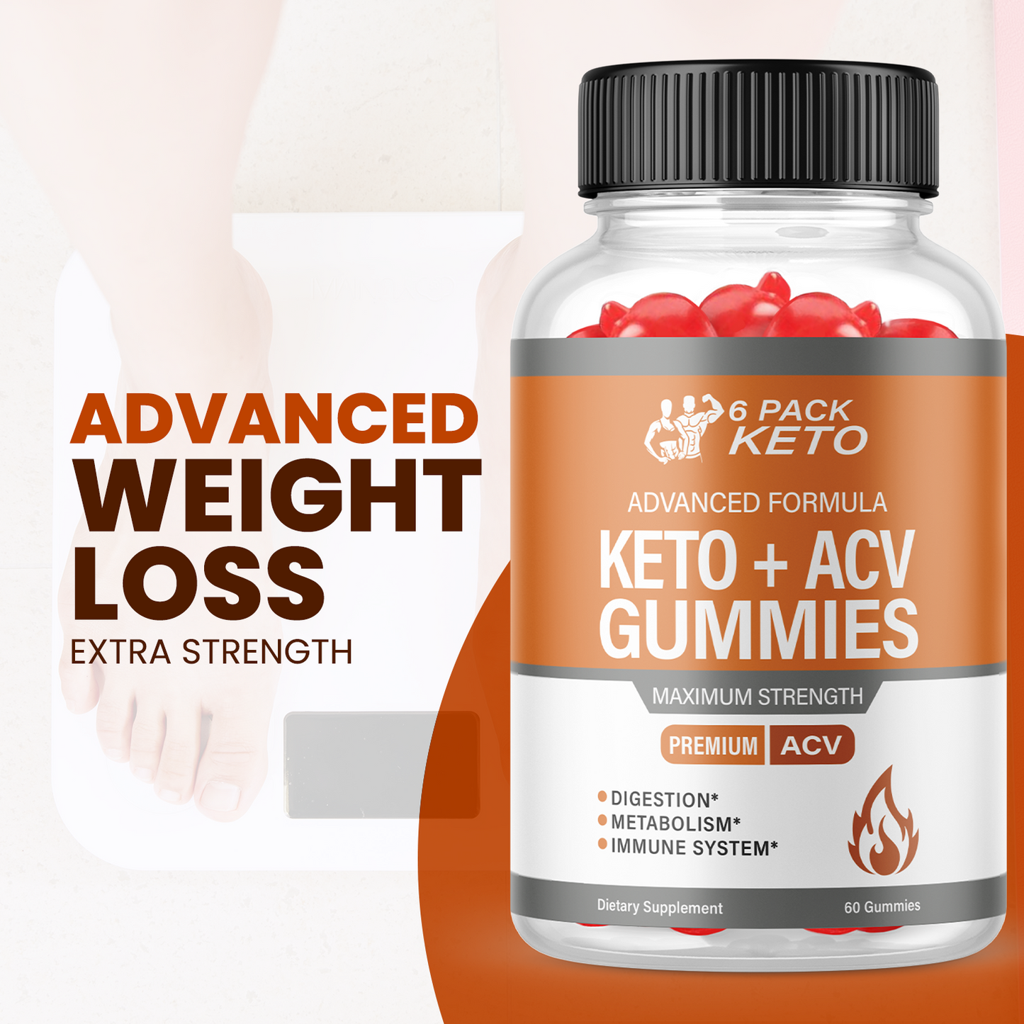 6 Pack ACV Keto Gummies